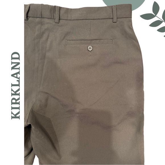 🛍️3/$40 Kirkland Men’s Black Flat Front Shorts | Casual Everyday Style Size 40 - Picture 4 of 6